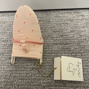 Maileg Babysitter Micro, pink polka dot, new with tag